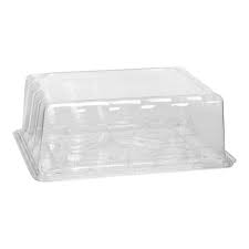 1/2 Sheet Cake 5&quot; Dome Combo  Clear(30)PET