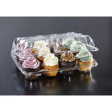 12 ct Clear Cupcake Hi-Dome PET (100)