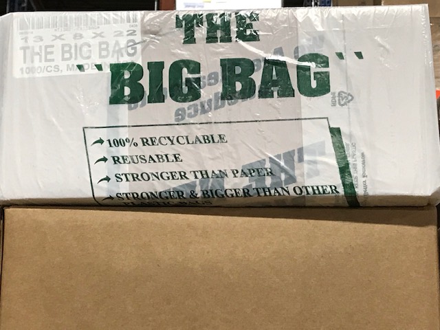 &quot;BIG BAG&quot; 1/5 T-Sack, 13&quot; x 8&quot; x 23&quot; (1000)