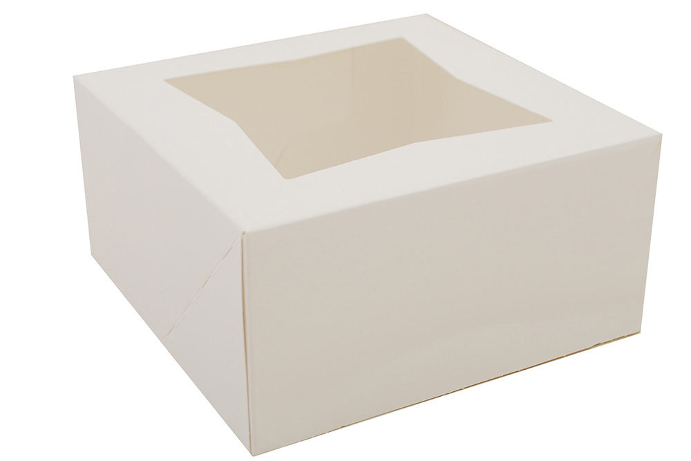 White Window Box Auto 6x6x3  (200)