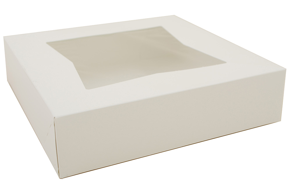 10x10x2.5 Wht. Auto Window Pie  Box(200) 