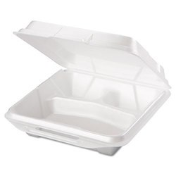 XLarge Wht. 3 Comp Foam Box 9.25x9.25x3 (200)