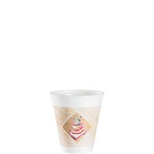 12oz &quot;Cafe Gourmet&quot; Foam Coffee Cup 12X16G (1000)