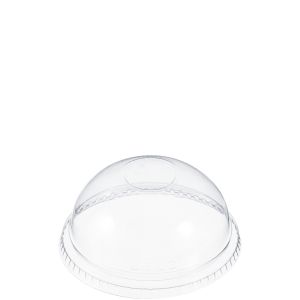 Dome Lid No Hole fits 9oz. PET Cup (1000)