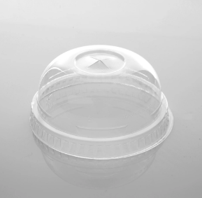 32oz PET Dome Lid w/ Straw 
Slot Hole 108mm (500) 