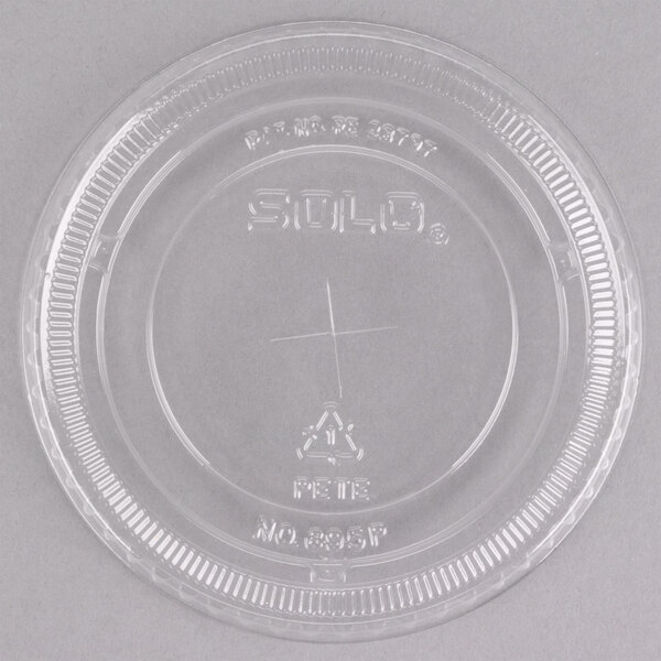 Lid, Clear Flat 24oz PET Cups  (1000) Amhil