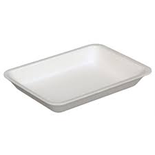 3PP White Foam Tray 6.3x8.6x1   (400)