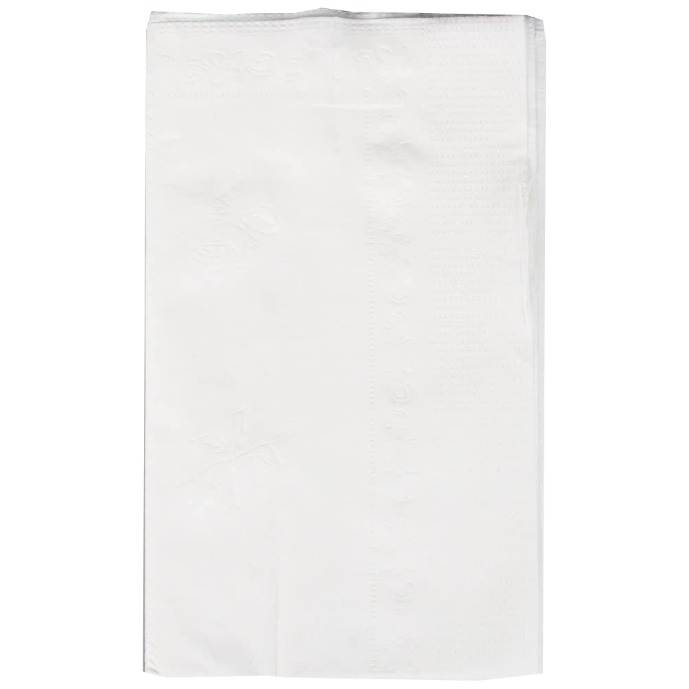 17x17 1ply 1/4 fold White napkin(4000)Ideal