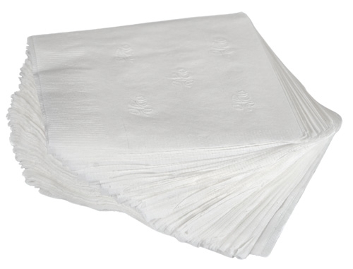 White Single Serve Napkin (6000) 12/500