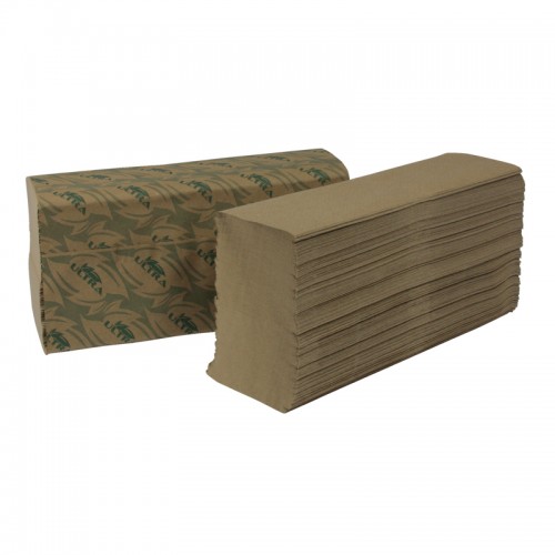 9&quot; x 8.75&quot; Natural Multi-Fold Towel (4000)