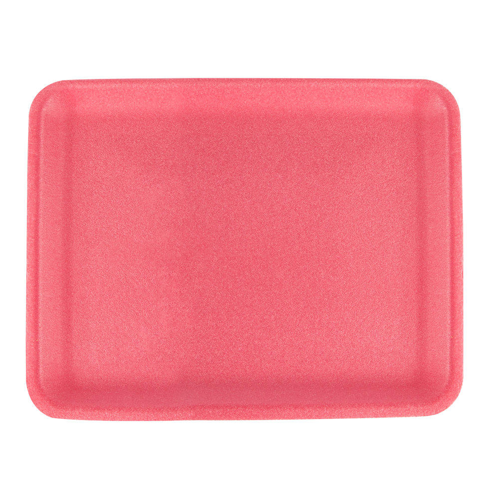 34/4S Rose Foam Tray, 7.2&quot; x 9.3&quot; x 0.4&quot; (500)