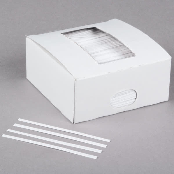 3.5&quot; White Paper Twist Ties  (2000)