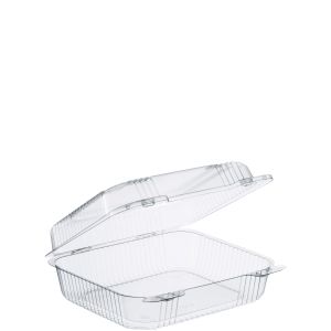 Clear Medium 1 Comp Carryout 8&quot;x7.8&quot;x3&quot; (250)