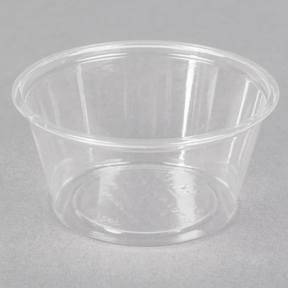 2oz Clear Portion Cups Poly  Pro(2500)Amhil 10/250