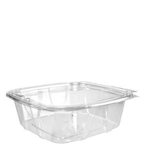 48oz CLear TamperResist Hinged Container (200)