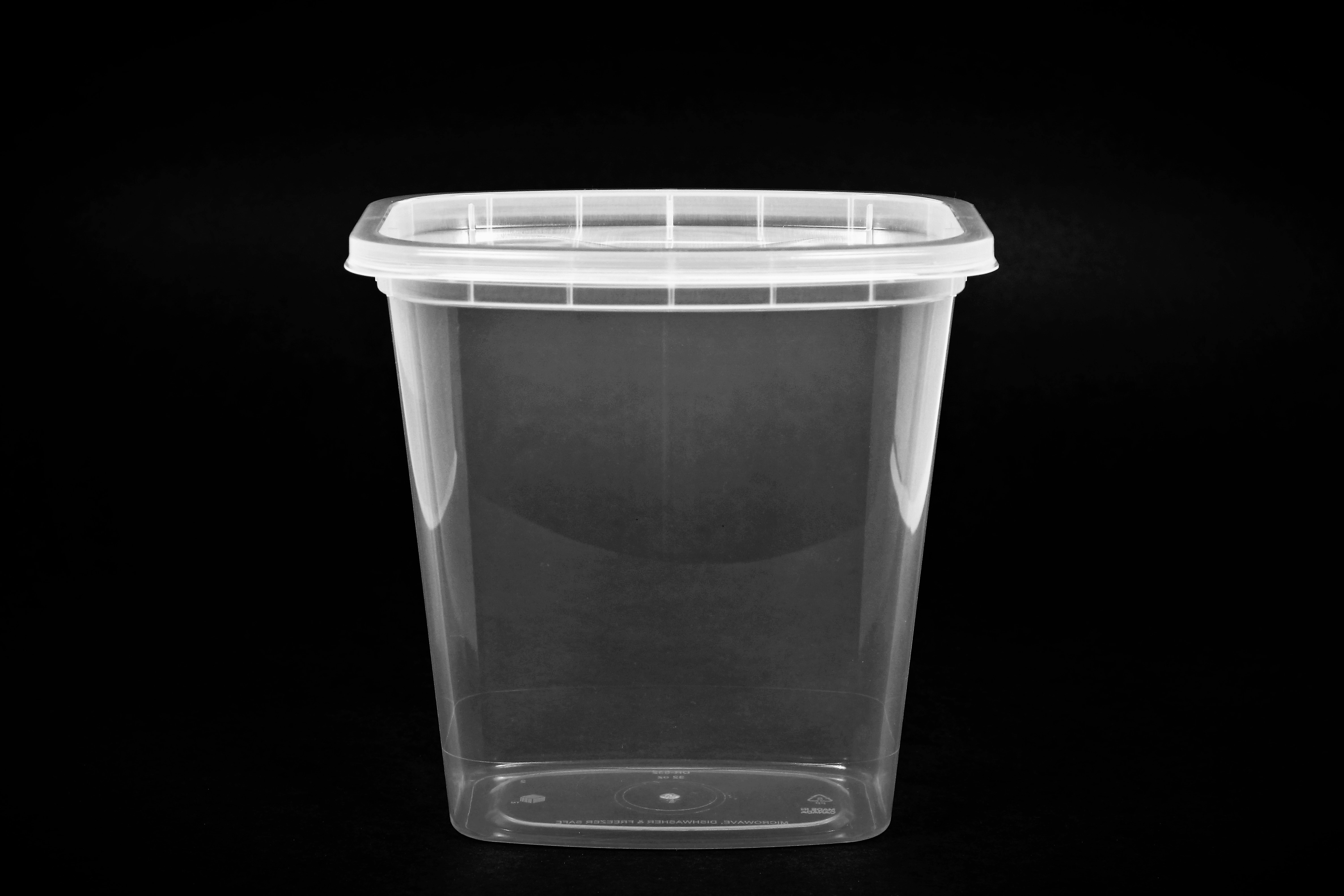 32oz Clear Cube Micro Deli Container (200)