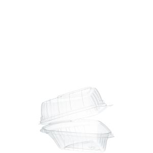 Clear Hinged Pie Wedge (250)