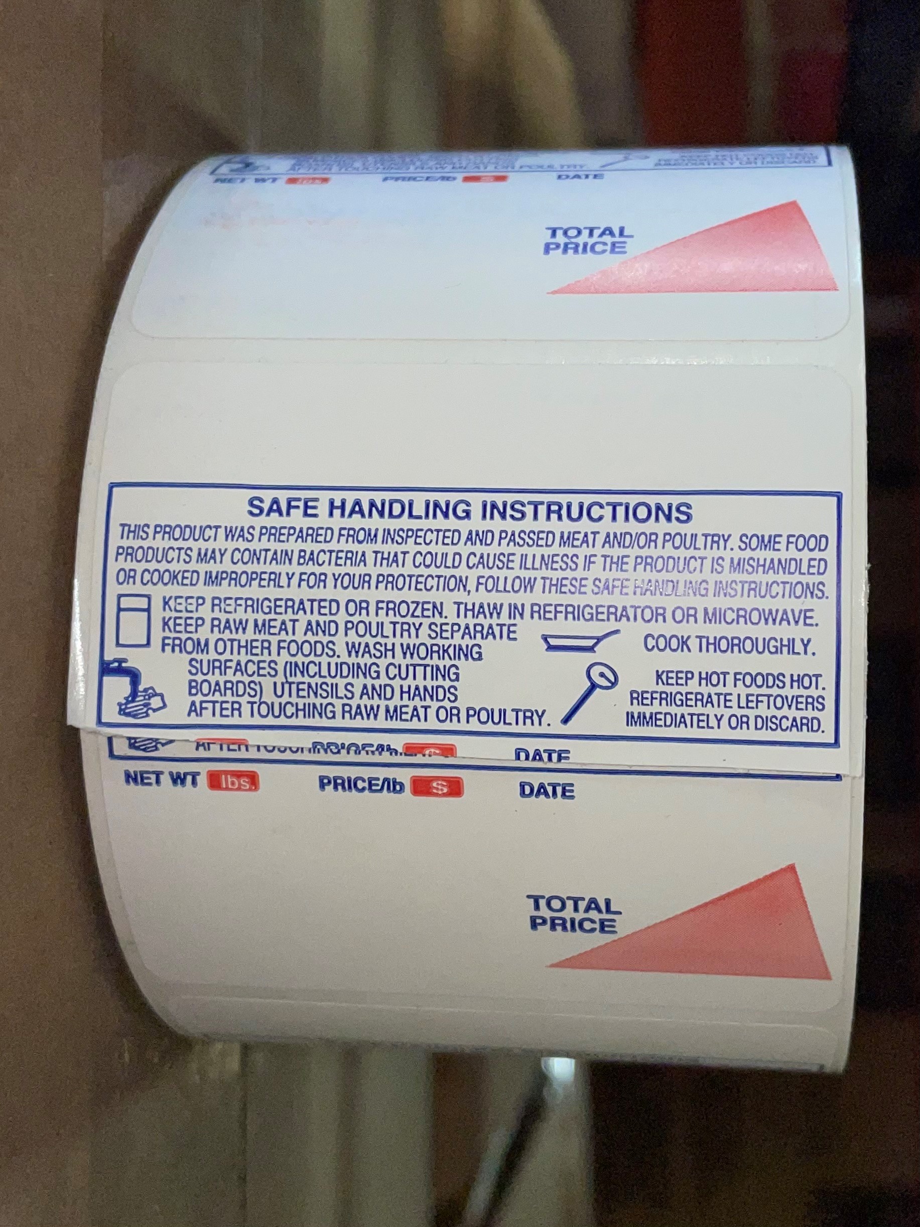 64X59 Ishida Safe Handeling  Label SL263ISH (12/625)