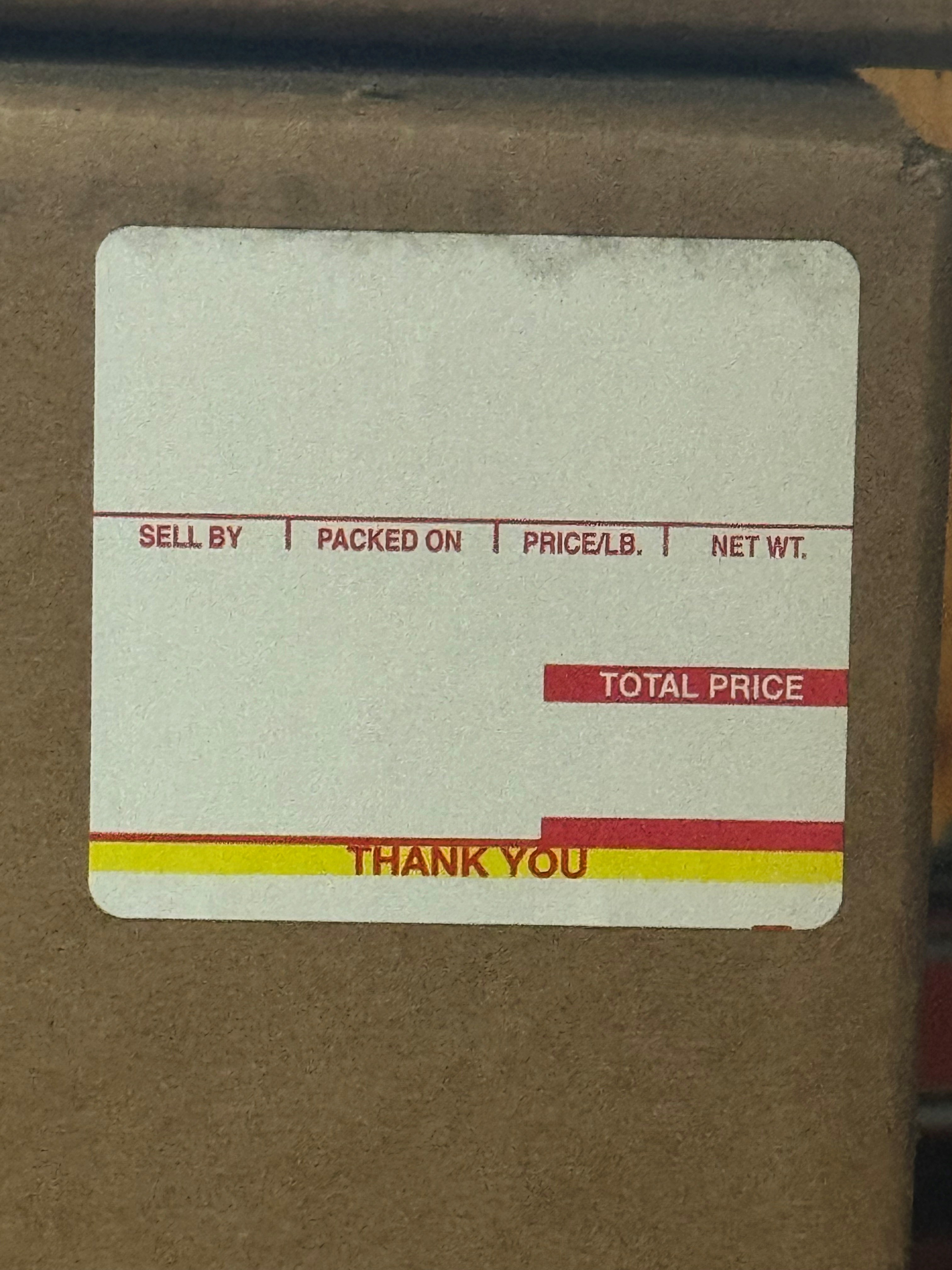 64x59 SL263CR Ishida Label (12/625)