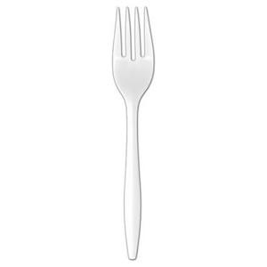 Fork Med White (1000)