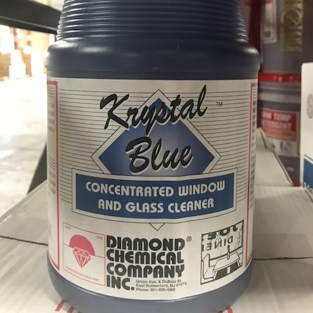Krystal Blue, Concentrated Glass Cleaner (gal)
