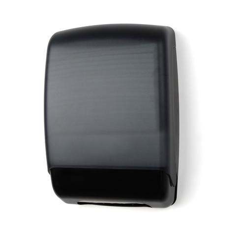 Multifold Towel Dispenser Black/Translucent, Plastic