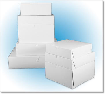 10.75x6.75x3.6 White Box Lock  Corner (250)