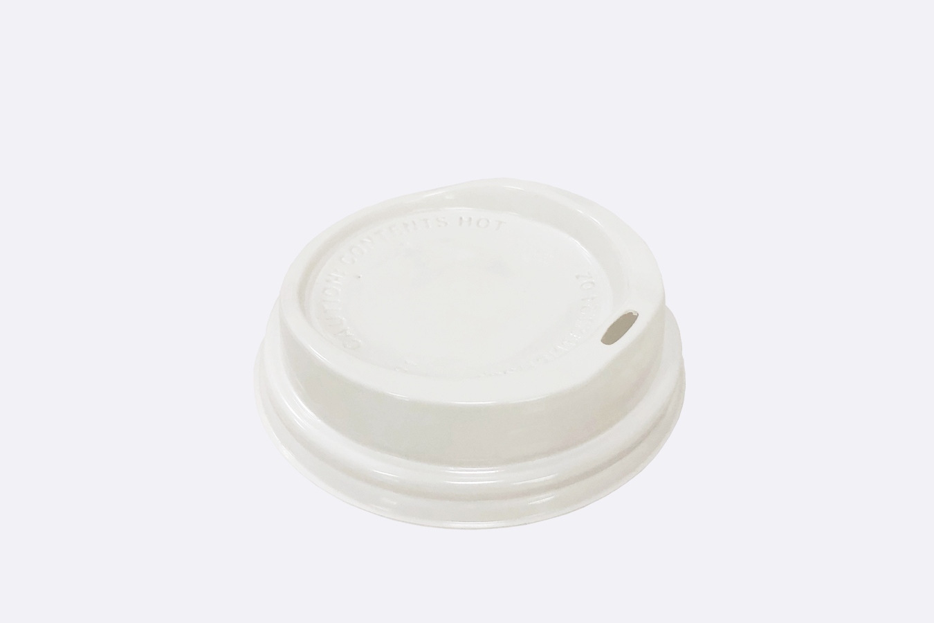 Lid 10-24oz,White Hot Paper  Cup Sip-Thru(1000)