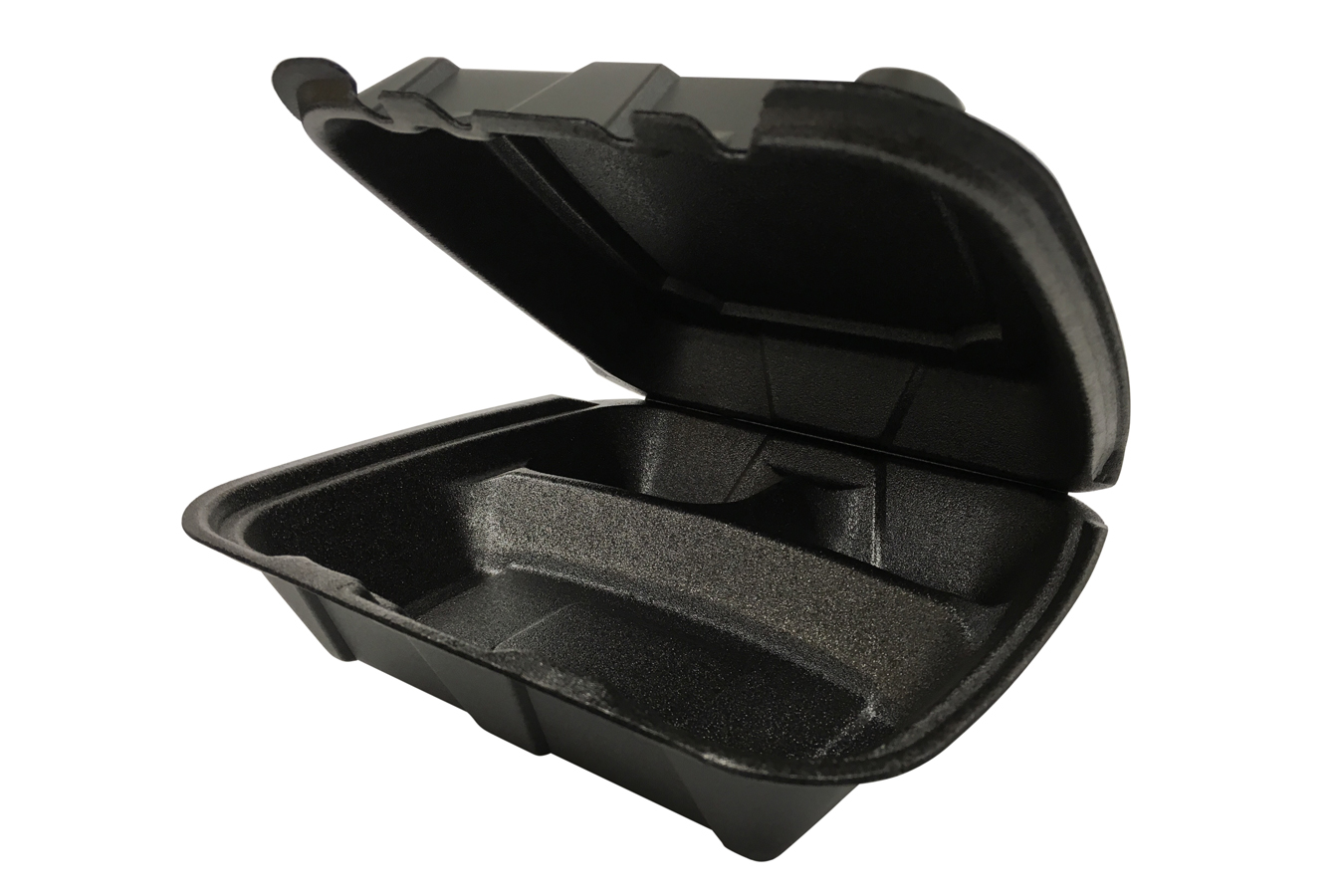 Med Black 3 Comp Carryout 8&quot;x8&quot;x3&quot; (200)